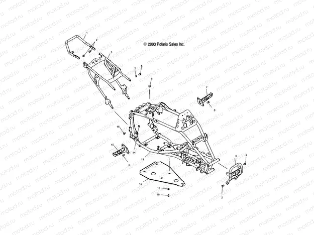 MAIN FRAME - A04GJ50AA/AB/AC/AD (4986168616A03) | MAIN FRAME - A04GJ50AA/AB/AC/AD (4986168616A03)