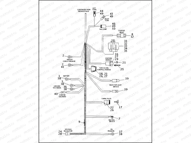 MAIN WIRING HARNESS (2 OF 2)