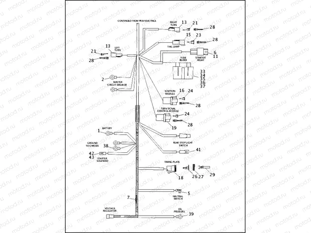 MAIN WIRING HARNESS (2 OF 3)