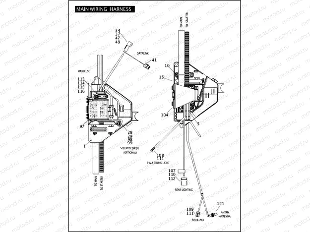 MAIN WIRING HARNESS (4 OF 5)