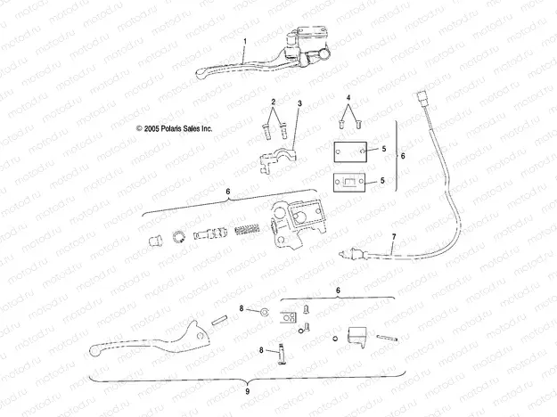 MASTER CYLINDER | MASTER CYLINDER, BRAKE, FRONT - A06GP50AA (4999201899920189C01)