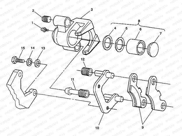 MIDDLE AXLE BRAKE ASSEMBLY 6X6 350L W938739 (4924062406025A) | MIDDLE AXLE BRAKE ASSEMBLY 6X6 350L W938739 (4924062406025A)