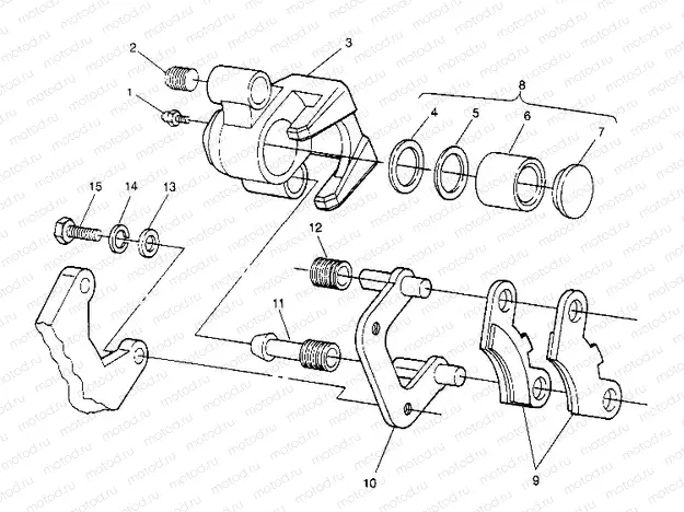 MIDDLE AXLE BRAKE ASSEMBLY 6x6 400L W948740 (4926802680C001) | MIDDLE AXLE BRAKE ASSEMBLY 6x6 400L W948740 (4926802680C001)