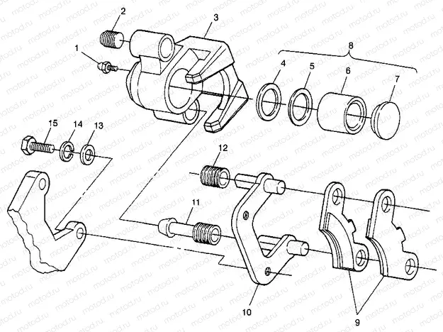 MIDDLE AXLE BRAKE - N98AE50D (4946394639c002) | MIDDLE AXLE BRAKE - N98AE50D (4946394639c002)