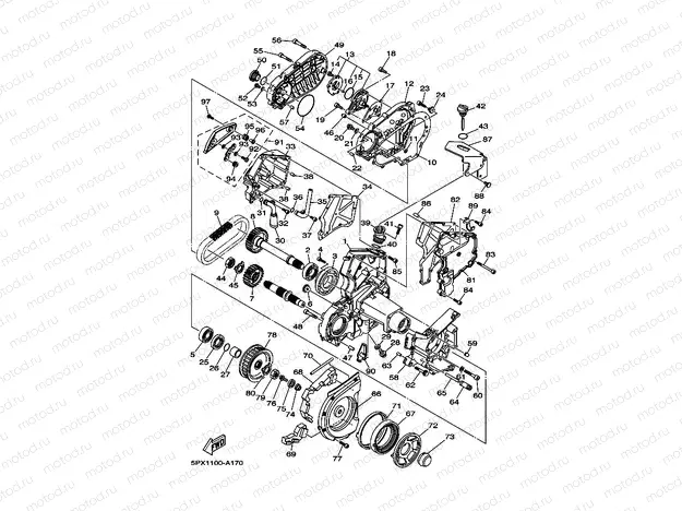 MIDDLE DRIVE GEAR