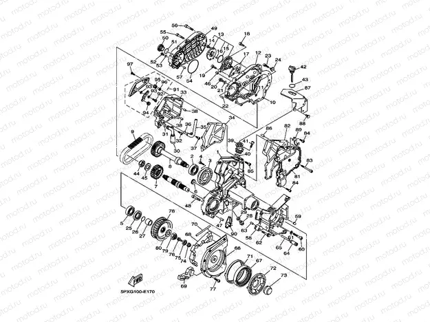 MIDDLE DRIVE GEAR