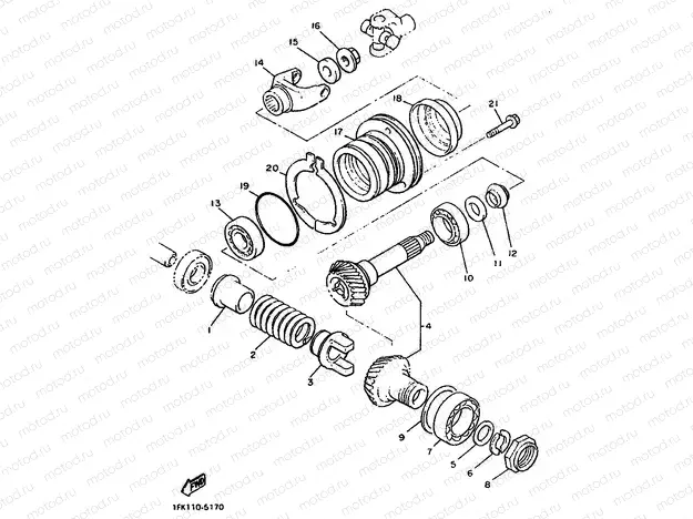 MIDDLE DRIVE GEAR