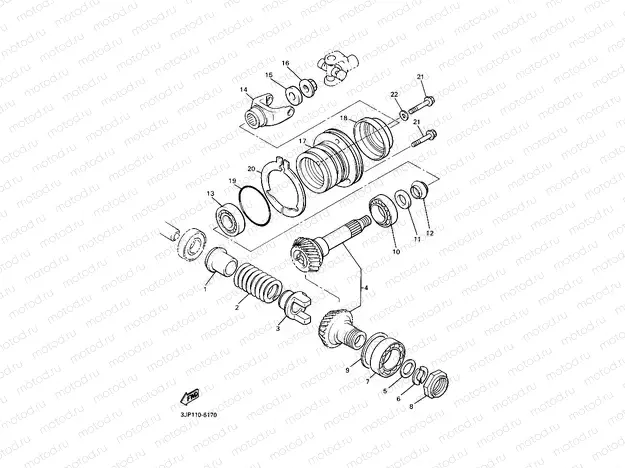 MIDDLE DRIVE GEAR