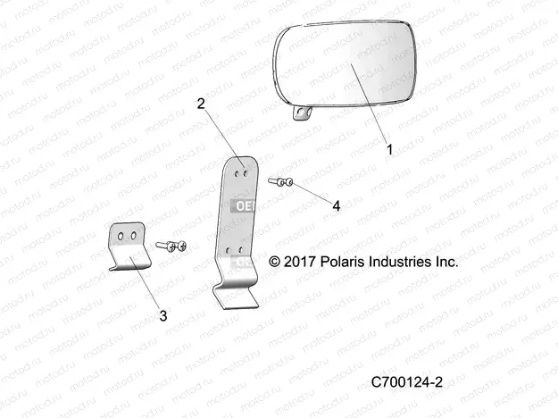 MIRROR - R21RRM99AG (C700124-2) | MIRROR - R21RRM99AG (C700124-2)