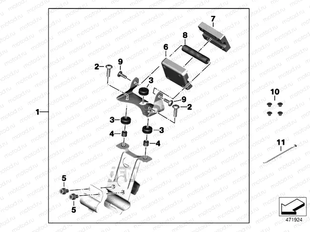 Mounted parts, BMW Motorrad Navigator