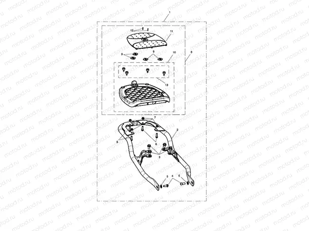 Mounting Rack Kit, Graphite