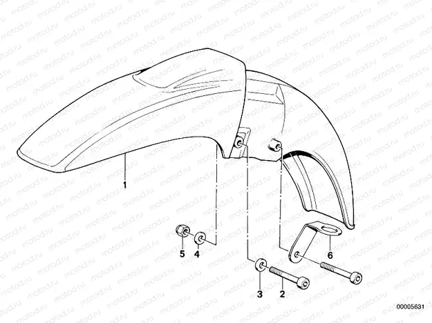 Mudguard front