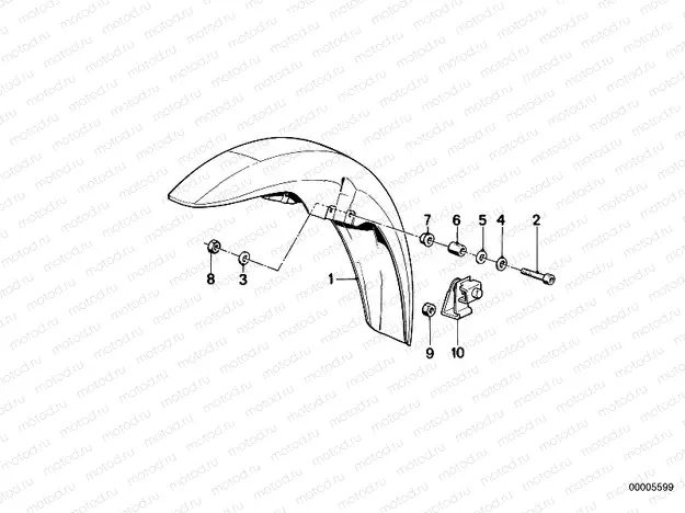 Mudguard front
