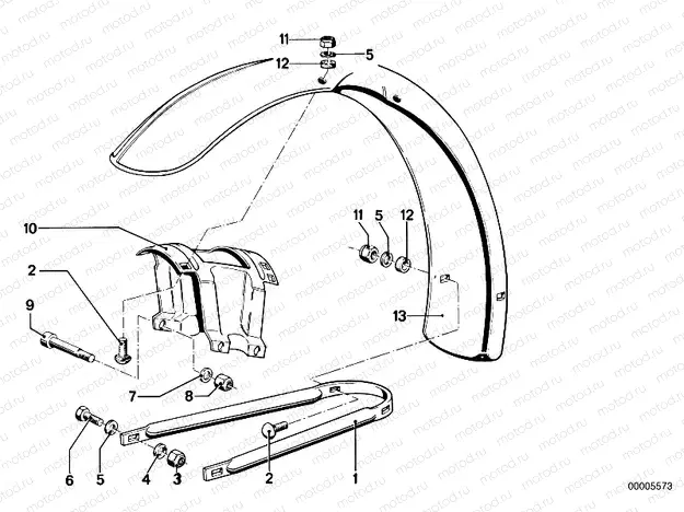 Mudguard front