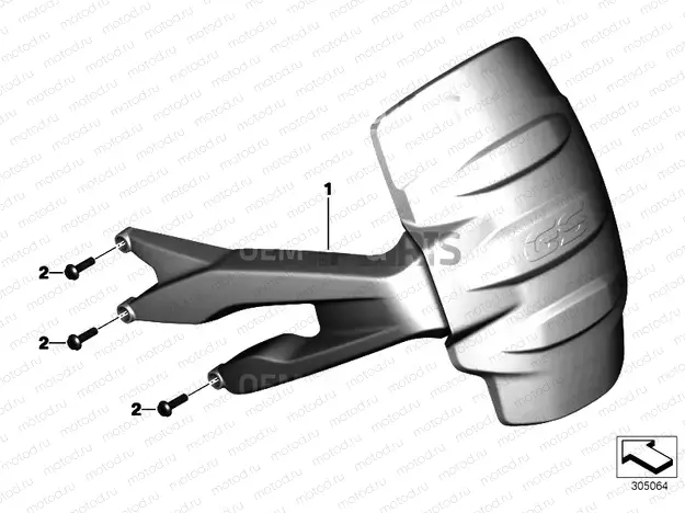 MUDGUARD REAR