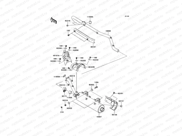 Muffler(s)(-JKAVFDA1 6B503806)