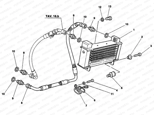 OIL COOLER DM 009756 » LUBRICATION SYSTEM