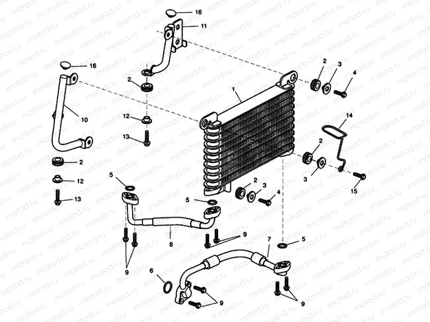 Oil Cooler Eng No 261327