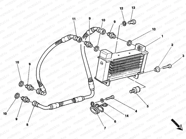 OIL COOLER » LUBRICATION SYSTEM