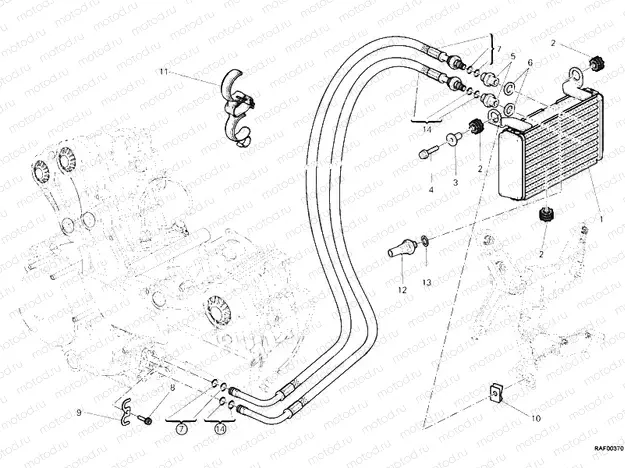 OIL COOLER » LUBRICATION SYSTEM