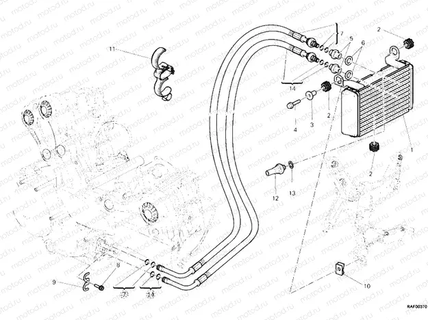 OIL COOLER » LUBRICATION SYSTEM