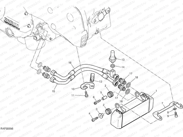 OIL COOLER [MOD:HYM 939]