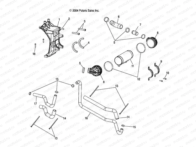 OIL COOLER - W045304CA/IA/CB/IB/CC/IC (4990559055C14) | OIL COOLER - W045304CA/IA/CB/IB/CC/IC (4990559055C14)