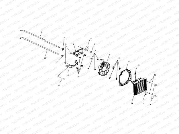 OIL COOLING - A01CD32AA (4964026402A009) | OIL COOLING - A01CD32AA (4964026402A009)