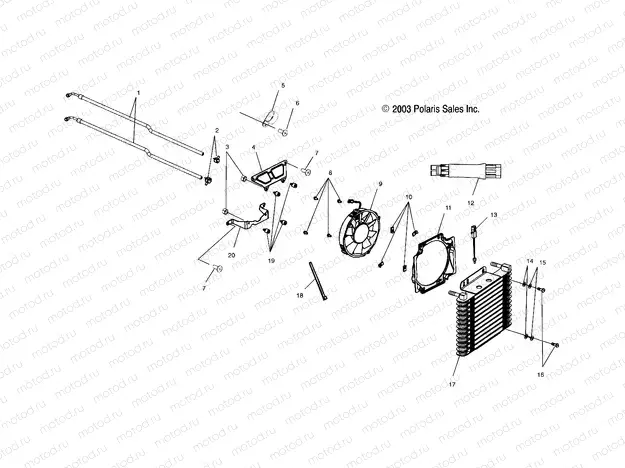 OIL COOLING - A04CB32AA/FC (4986188618A09) | OIL COOLING - A04CB32AA/FC (4986188618A09)