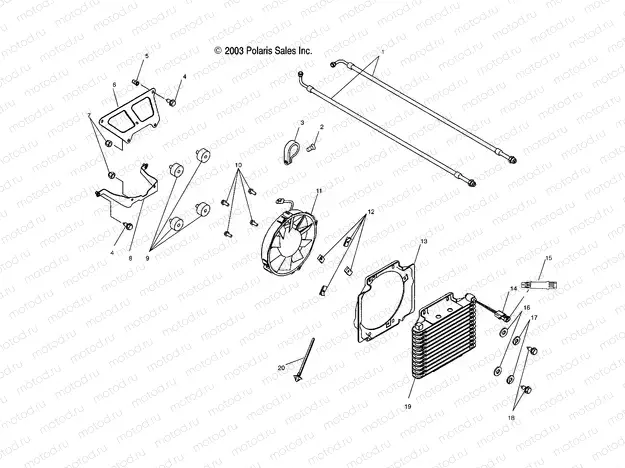 OIL COOLING - A04JD32AA (4977487748A14) | OIL COOLING - A04JD32AA (4977487748A14)