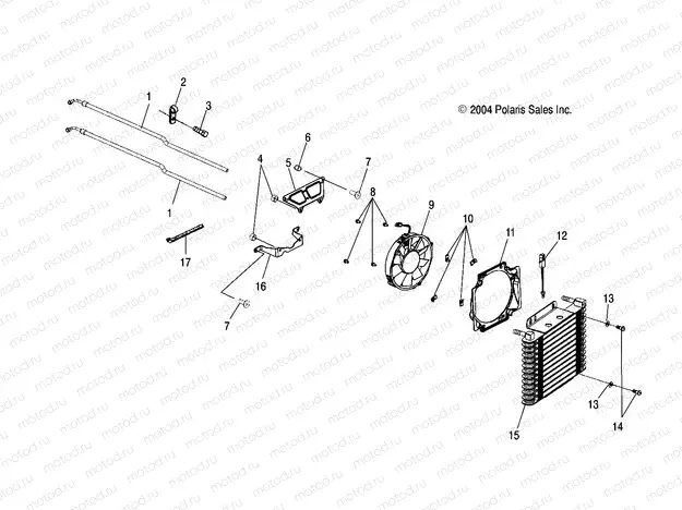OIL COOLING - A05CB32AA (4994889488A08) | OIL COOLING - A05CB32AA (4994889488A08)