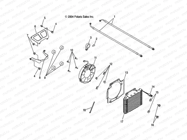 OIL COOLING - A05JD32EA (4997869786B07) | OIL COOLING - A05JD32EA (4997869786B07)