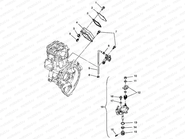 OIL PUMP 2x4 400L W947540 (4926752675C011) | OIL PUMP 2x4 400L W947540 (4926752675C011)