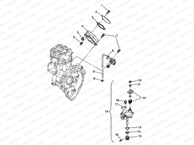 OIL PUMP (400) XPRESS 400 W969540 (4935923592E001) | OIL PUMP (400) XPRESS 400 W969540 (4935923592E001)
