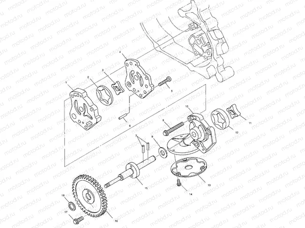 OIL PUMP - A00BG50AA (4954855485D013) | OIL PUMP - A00BG50AA (4954855485D013)
