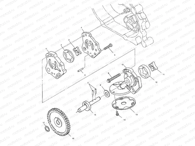 OIL PUMP - A00CH33AC (4959905990D010) | OIL PUMP - A00CH33AC (4959905990D010)