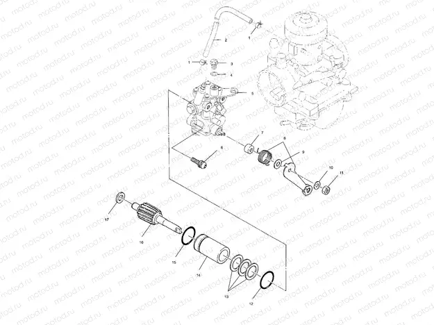 OIL PUMP - A02BA25CA/CB/CD (4969896989C12) | OIL PUMP - A02BA25CA/CB/CD (4969896989C12)
