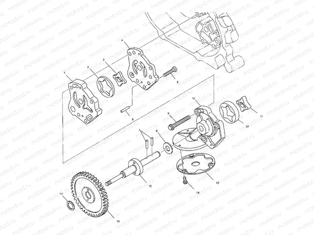 OIL PUMP - A02CL50AA/DA (4967986798D12) | OIL PUMP - A02CL50AA/DA (4967986798D12)