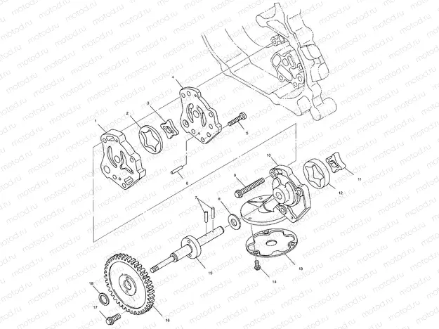 OIL PUMP - A99BG50AA (4949714971d010) | OIL PUMP - A99BG50AA (4949714971d010)