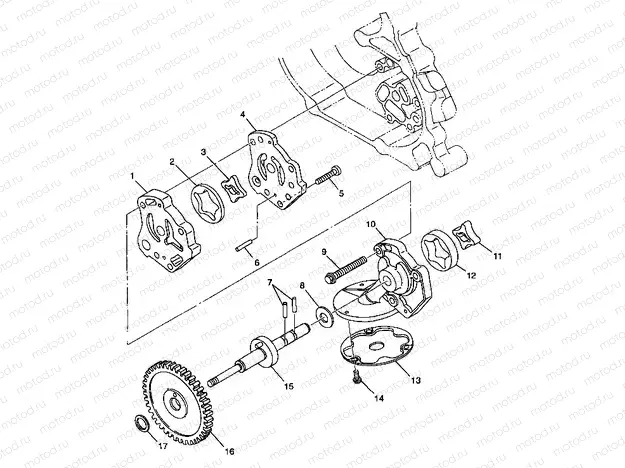 OIL PUMP - A99CD50AA (4949254925D012) | OIL PUMP - A99CD50AA (4949254925D012)