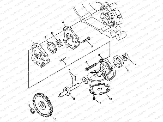 OIL PUMP - A99CH33CB (4945964596d012) | OIL PUMP - A99CH33CB (4945964596d012)