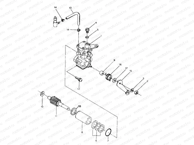 OIL PUMP ASSEMBLY 250 4x4 / W928127 (4922872287D001) | OIL PUMP ASSEMBLY 250 4x4 / W928127 (4922872287D001)
