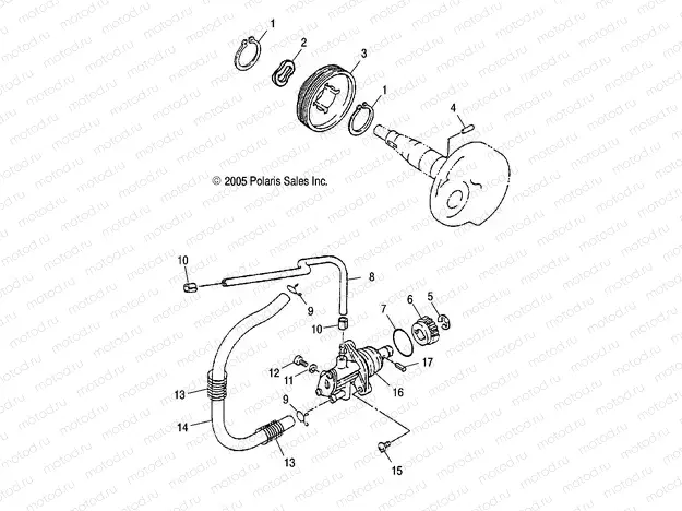 OIL PUMP ASSEMBLY - A03EA05CA/CB (4999202399920239A06) | OIL PUMP ASSEMBLY - A03EA05CA/CB (4999202399920239A06)