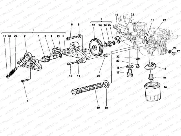 OIL PUMP - FILTER » LUBRICATION SYSTEM