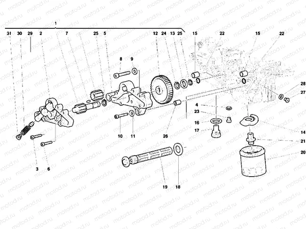 OIL PUMP - FILTER » LUBRICATION SYSTEM