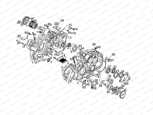 Oil pump N>S