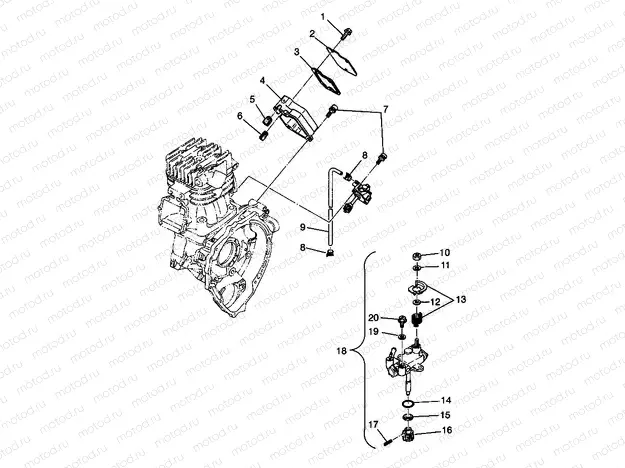 OIL PUMP Sport 400L W98BA38C (4947234723C014) | OIL PUMP Sport 400L W98BA38C (4947234723C014)