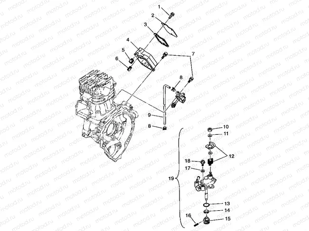 OIL PUMP Sportsman 4x4 W948040 (4926842684D001) | OIL PUMP Sportsman 4x4 W948040 (4926842684D001)