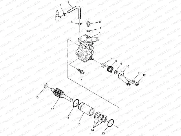 OIL PUMP Trail Boss W968527 (4935883588C012) | OIL PUMP Trail Boss W968527 (4935883588C012)