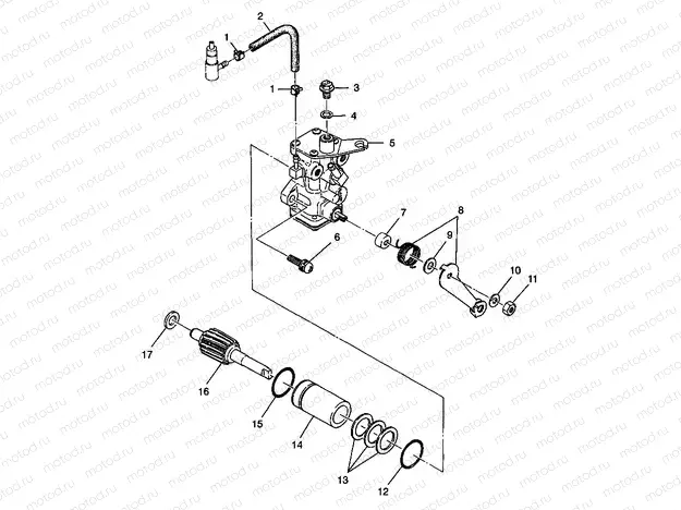 OIL PUMP Trail Boss W98AA25C (4945314531C012) | OIL PUMP Trail Boss W98AA25C (4945314531C012)